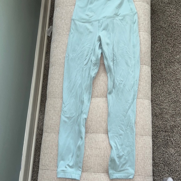 Lululemon Teal Leggings - Picture 1 of 5